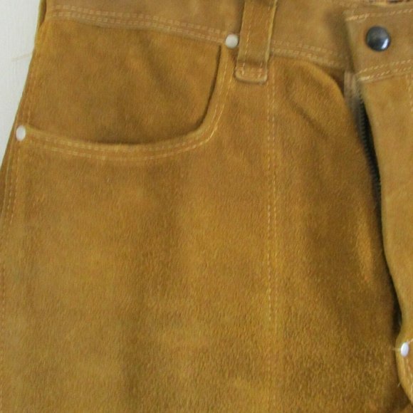 Women's Robert's Western Wear Suede Pants 26" W x 31" L - Picture 5 of 11